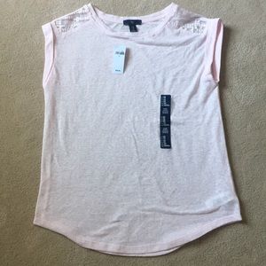 Light Pink Short Sleeve Gap Shirt